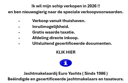 Verkoopmogelijkheden bij Euro Yachts